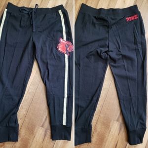 PINK Louisville Cardinals Bling Sweatpants
